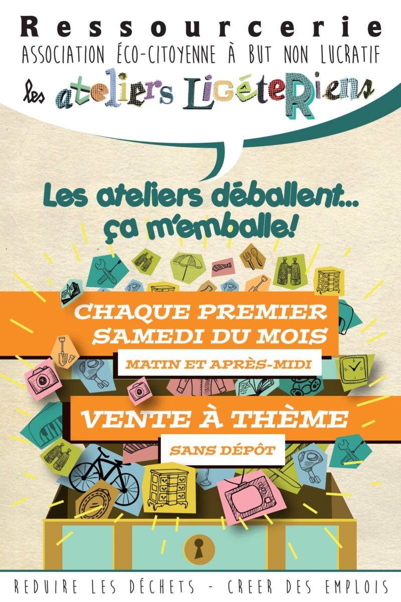 Samedi 6 septembre, début du déballage textile