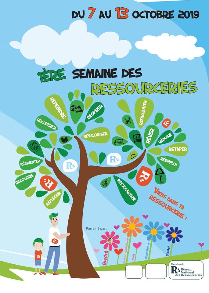 C’est la 1ère semaine des Ressourceries !