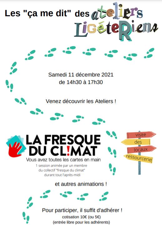 Participez à une fresque du climat lors du « Ca me Dit » du samedi 11 décembre