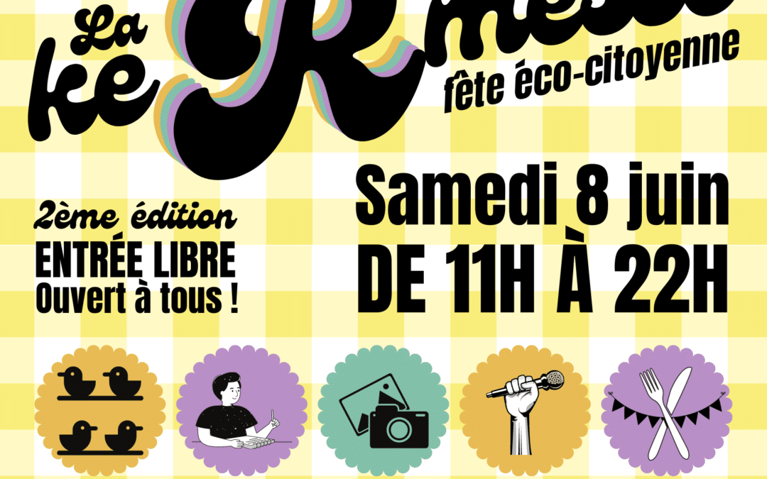 Venez faire la fête avec nous le 8 juin !