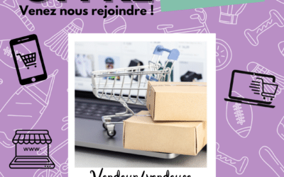 Devenez vendeur ou vendeuse en ligne pour notre boutique !